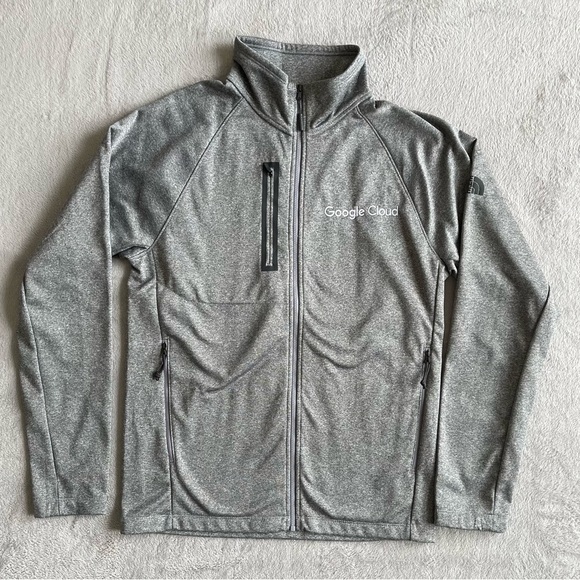 Men’s The North Face Gray Zipper Front Jacket Size S - Picture 1 of 10